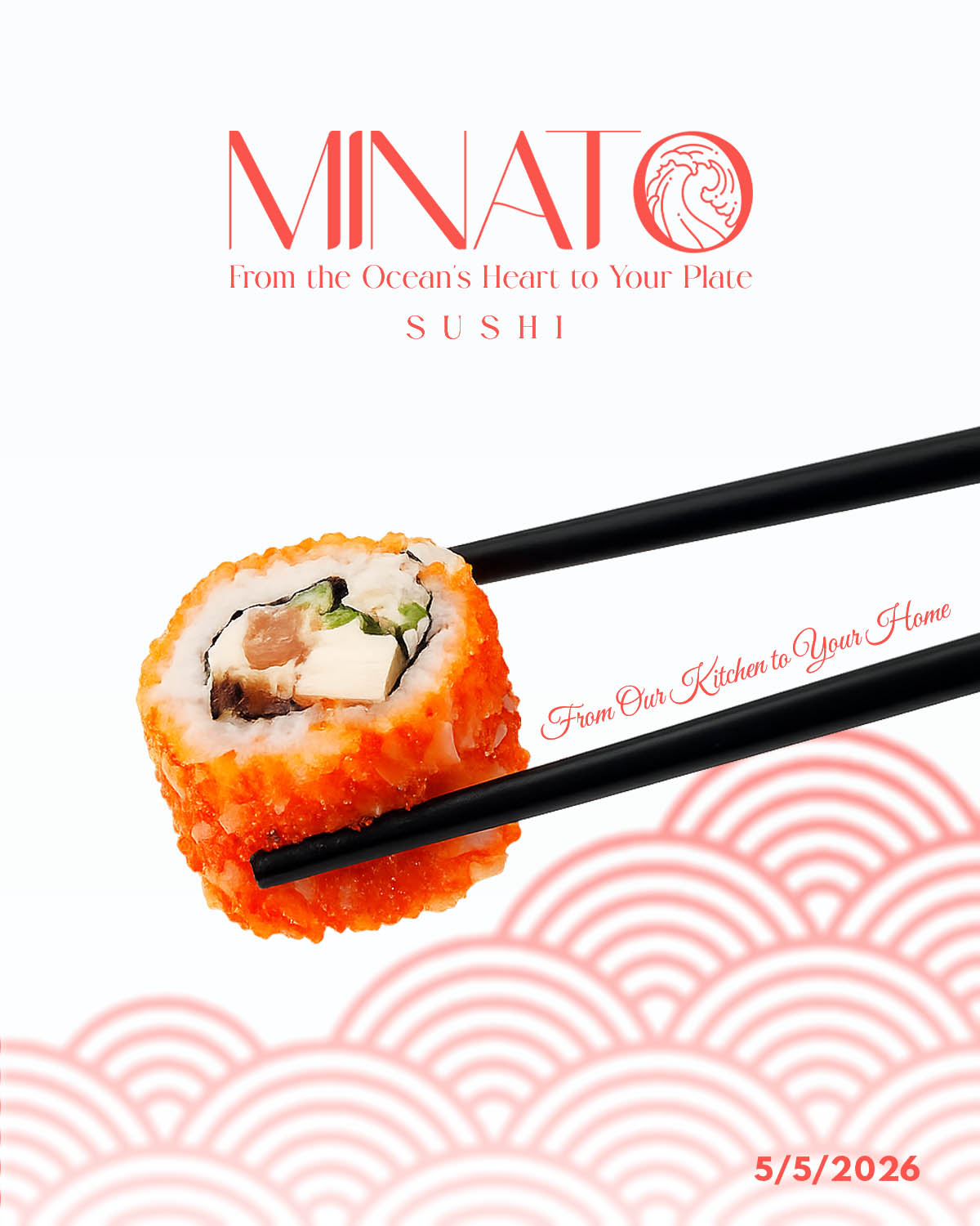 MINATO social media design — launch post